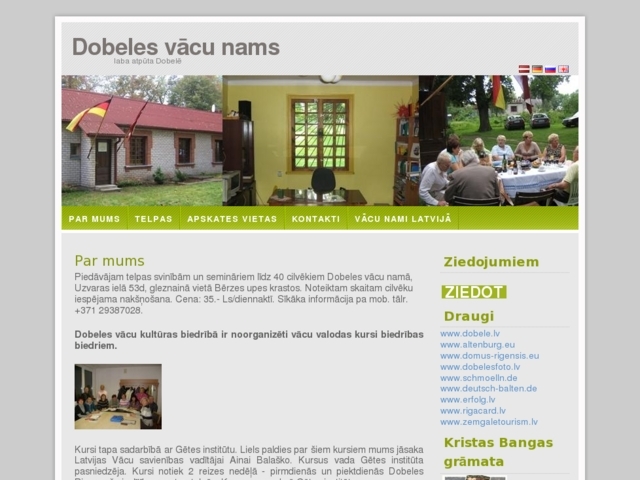 Dobeles vācu nams, Dobeles vācu kultūras biedrība, 